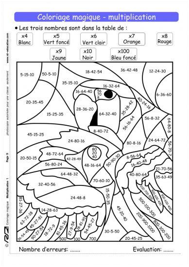 Coloriage Magique Ce2 Français Inspiration Fichier Coloriage Magique Cp