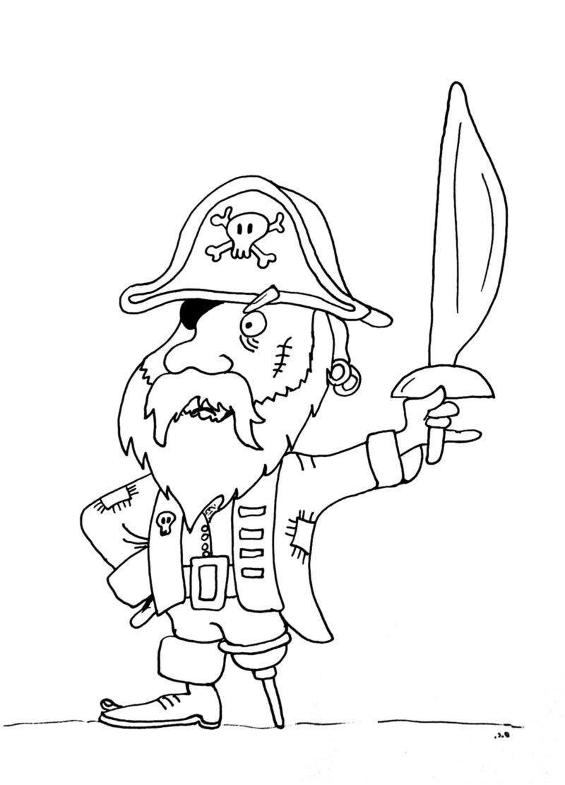 rub coloriage pirates
