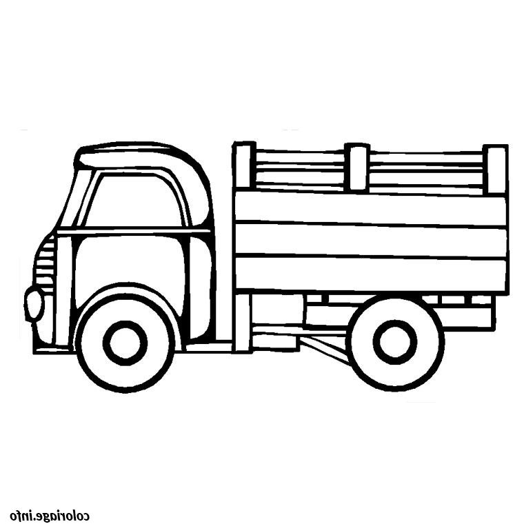 camion travaux coloriage 2267