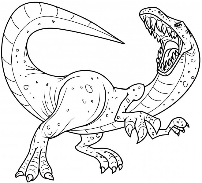 dessin de dinosaure tyrex 8999