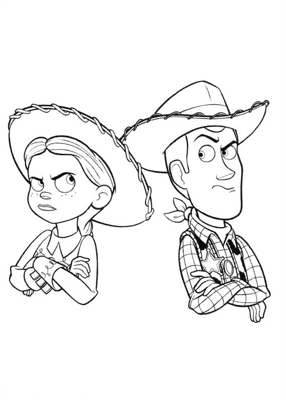 10 adorable coloriage woody pictures