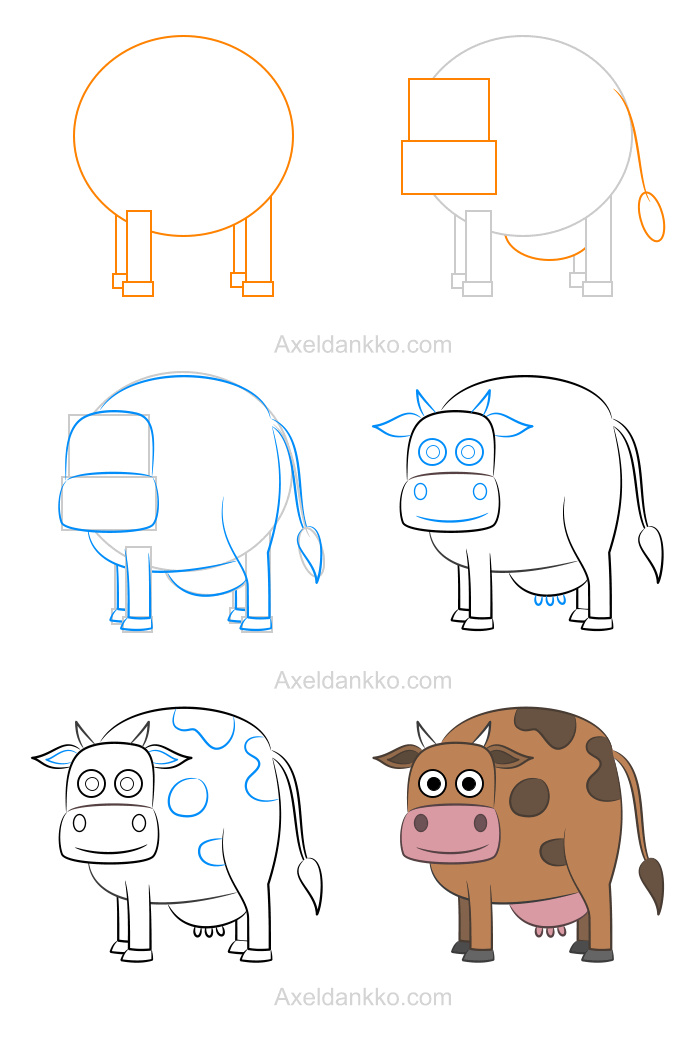 vache dessin