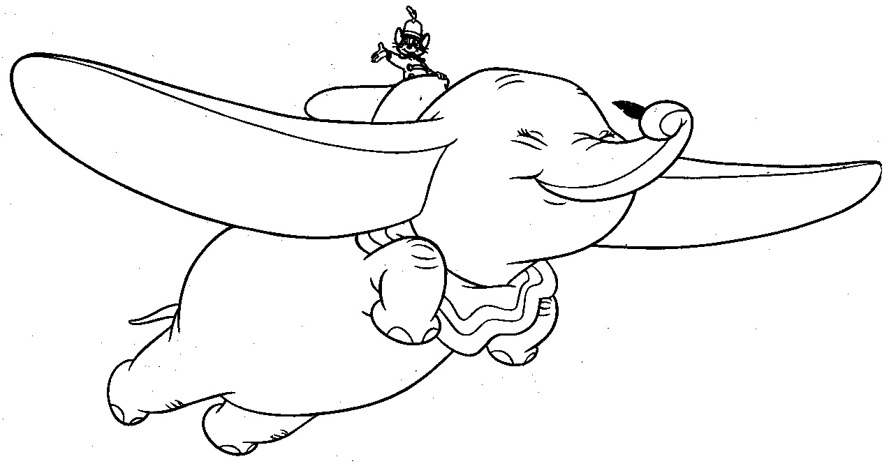 dumbo coloring pages