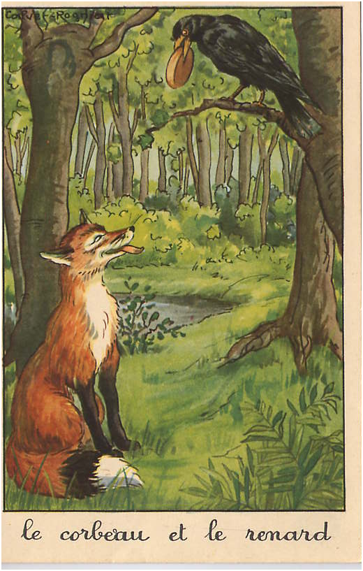 a fable from jean de lafontaine the crow and the fox
