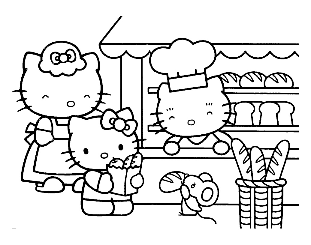 coloriage hello kitty a imprimer format a4