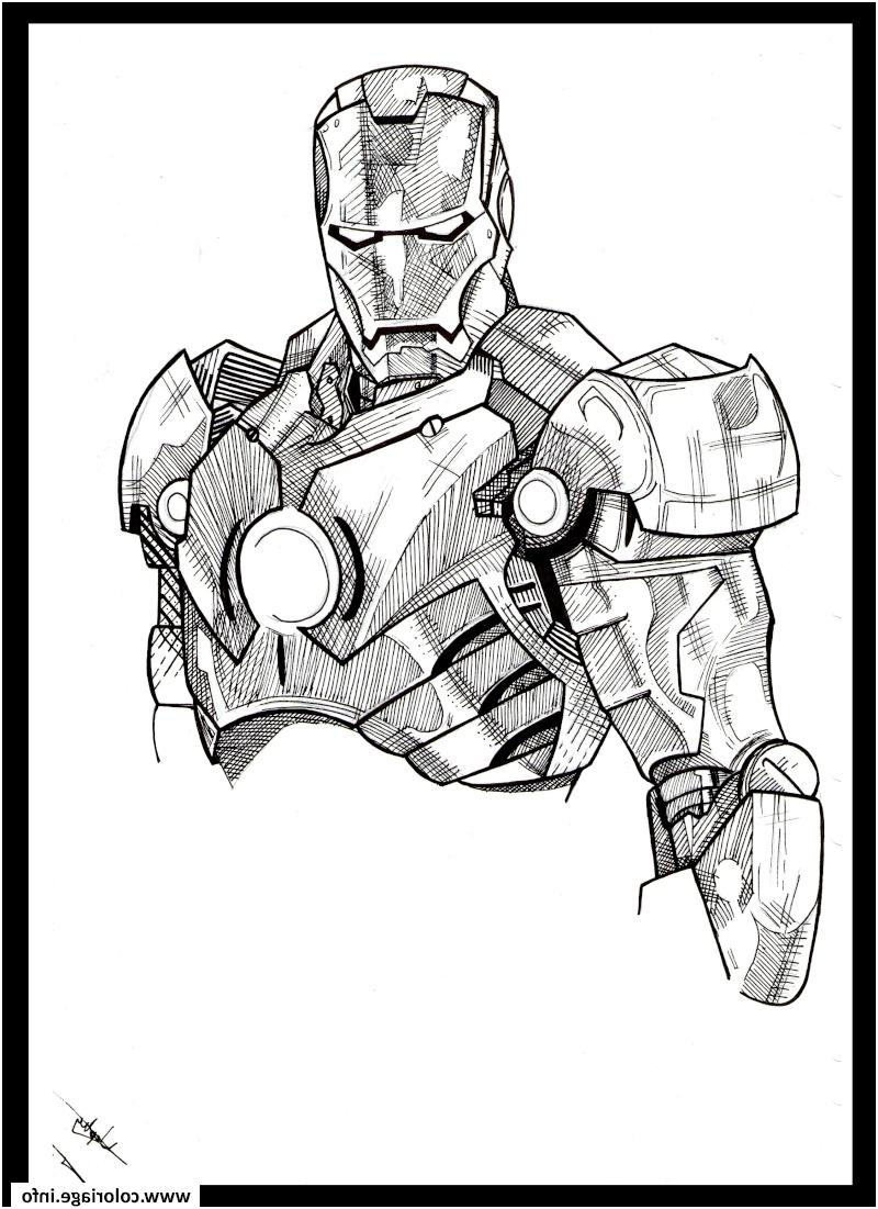 iron man 39 coloriage