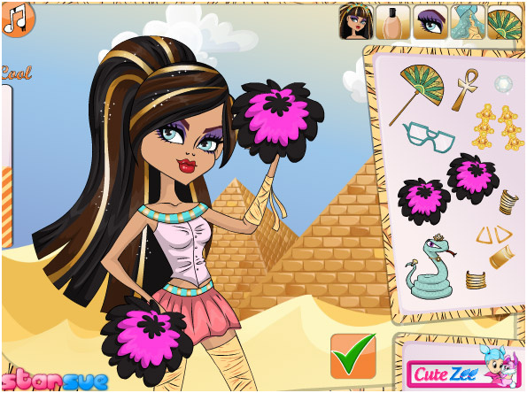 monster high cleo de nile hairstyle