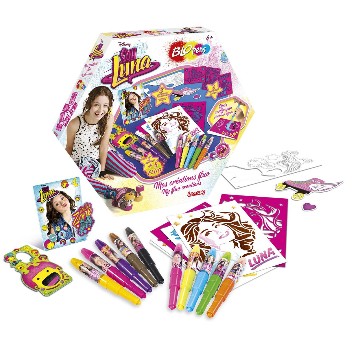 blopens soy luna mes creations fluo