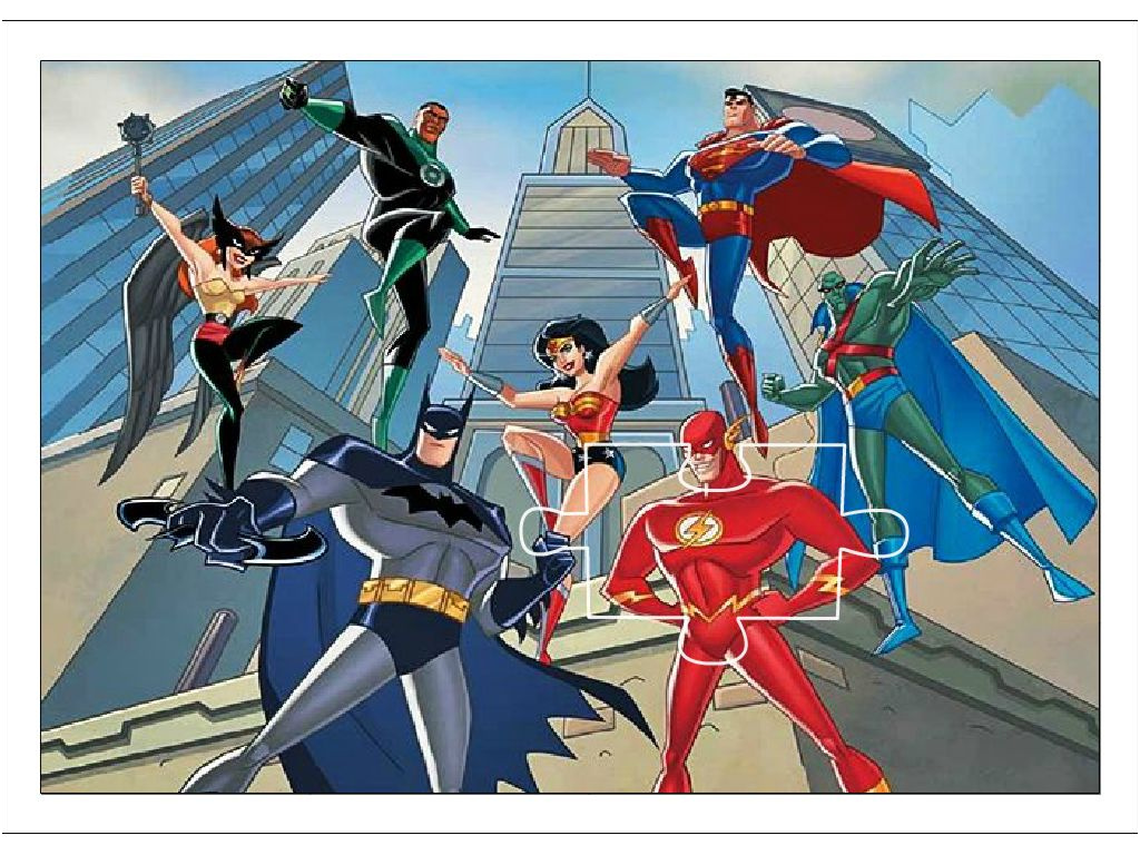 superman justice league puzzle