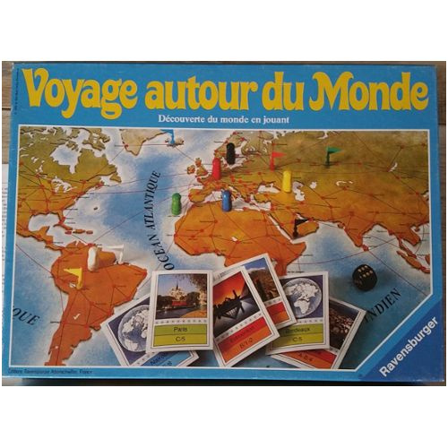jeu de societe voyage autour du monde edition 1984 de ravensburger decouvrir le monde en s amusant