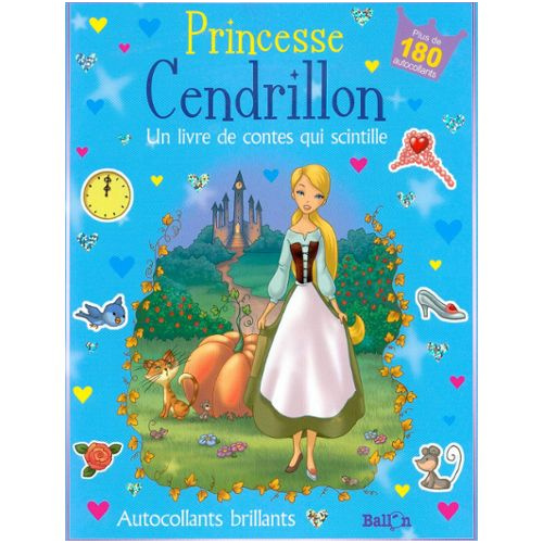 princese cendrillon un livre de contes qui scintille de perrault