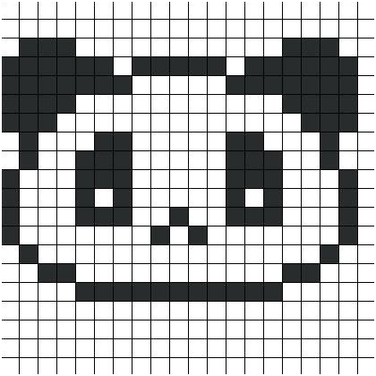 modele pixel art a imprimer dessin pokemon