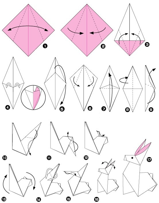 origami lapin