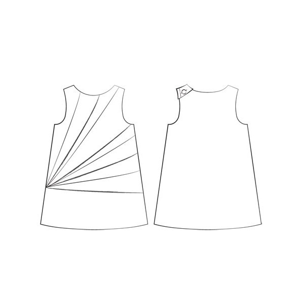 69 la robe origami pour enfant