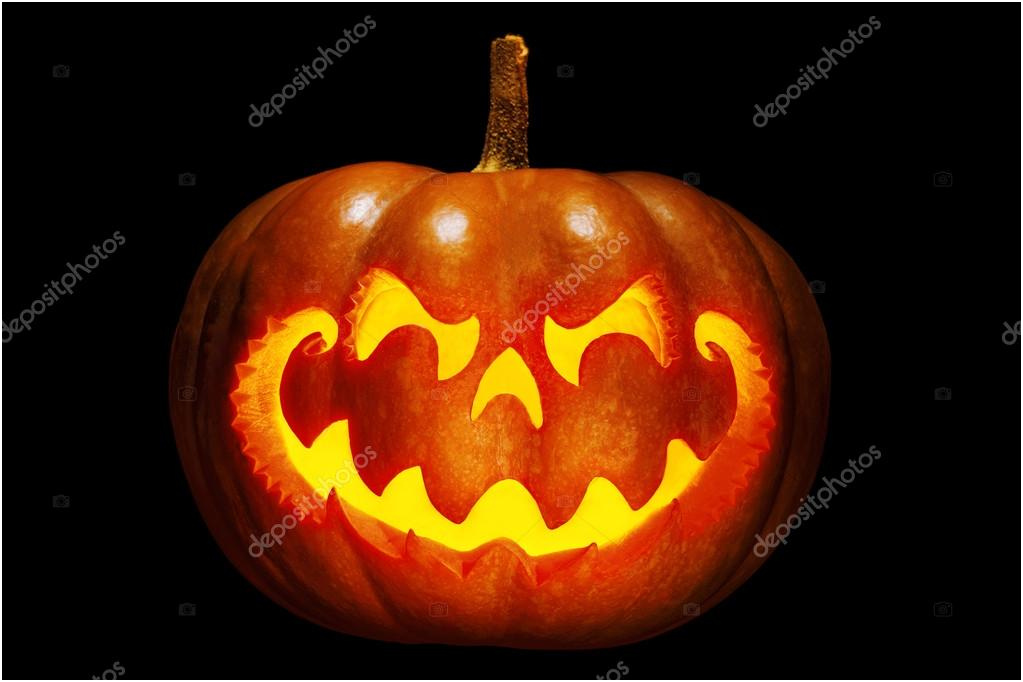 stock photo scary halloween pumpkin resembling a