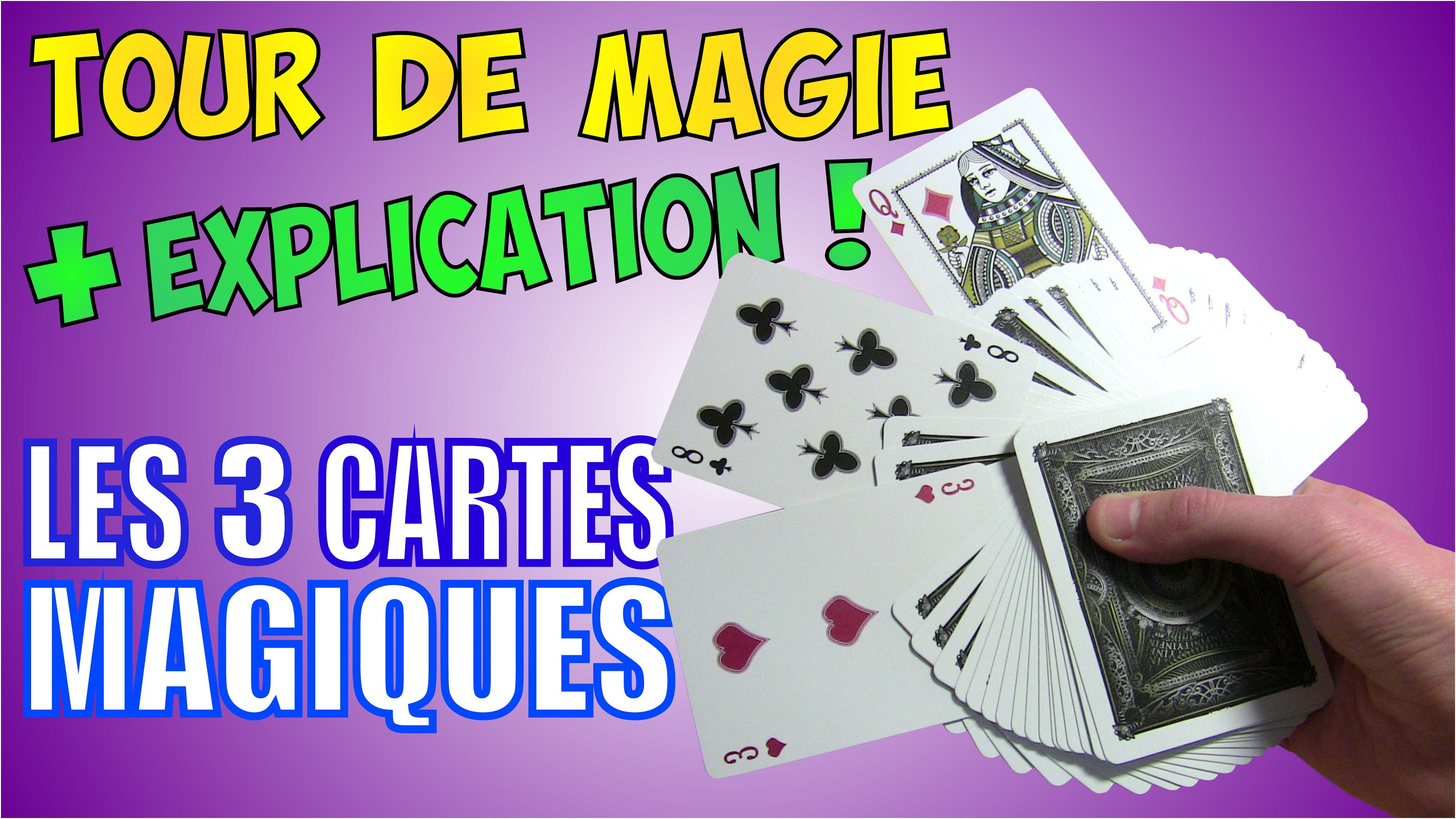 tour de magie 3 cartes