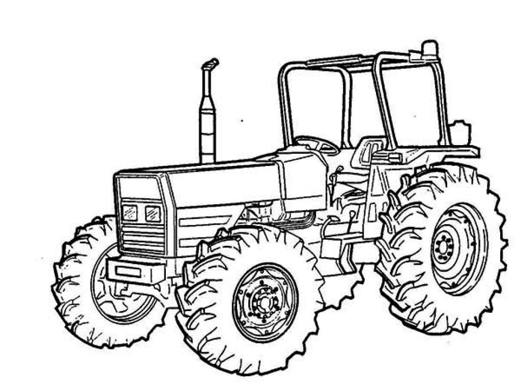 5 coloriages de tracteurs en ligne