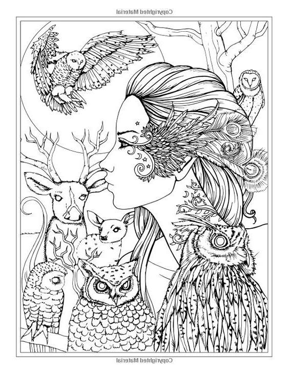 Coloriage Adulte Elfe Frais Épinglé Par Isabelle Le Sur Coloriage
