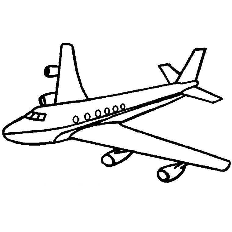 dessin d avion de chasse a imprimer