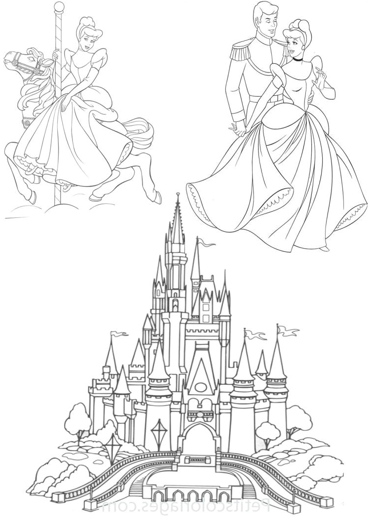 coloriage chateau princesse fresh disneyland personnages celebres dedans chateau de princesse dessin