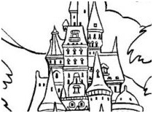 coloriage chateau princesse impressionnant stock disneyland paris dessin