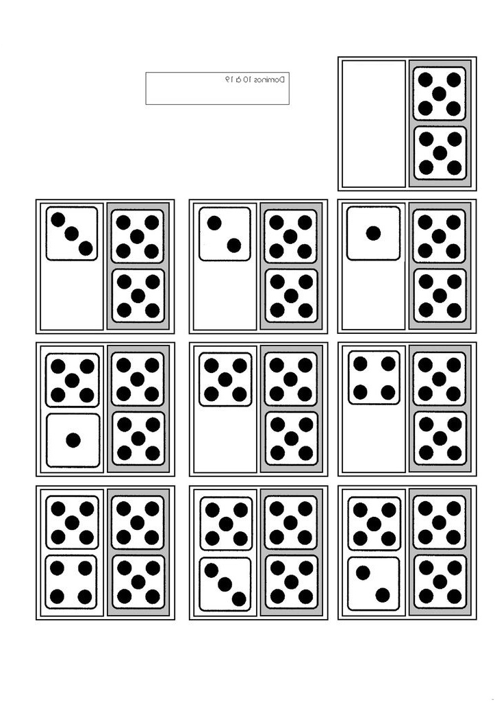 numeration dominos de 10 a 19