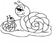 escargot maternelle coloriage dessin