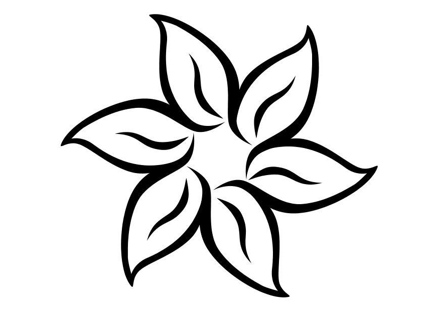 fleure dessin simple
