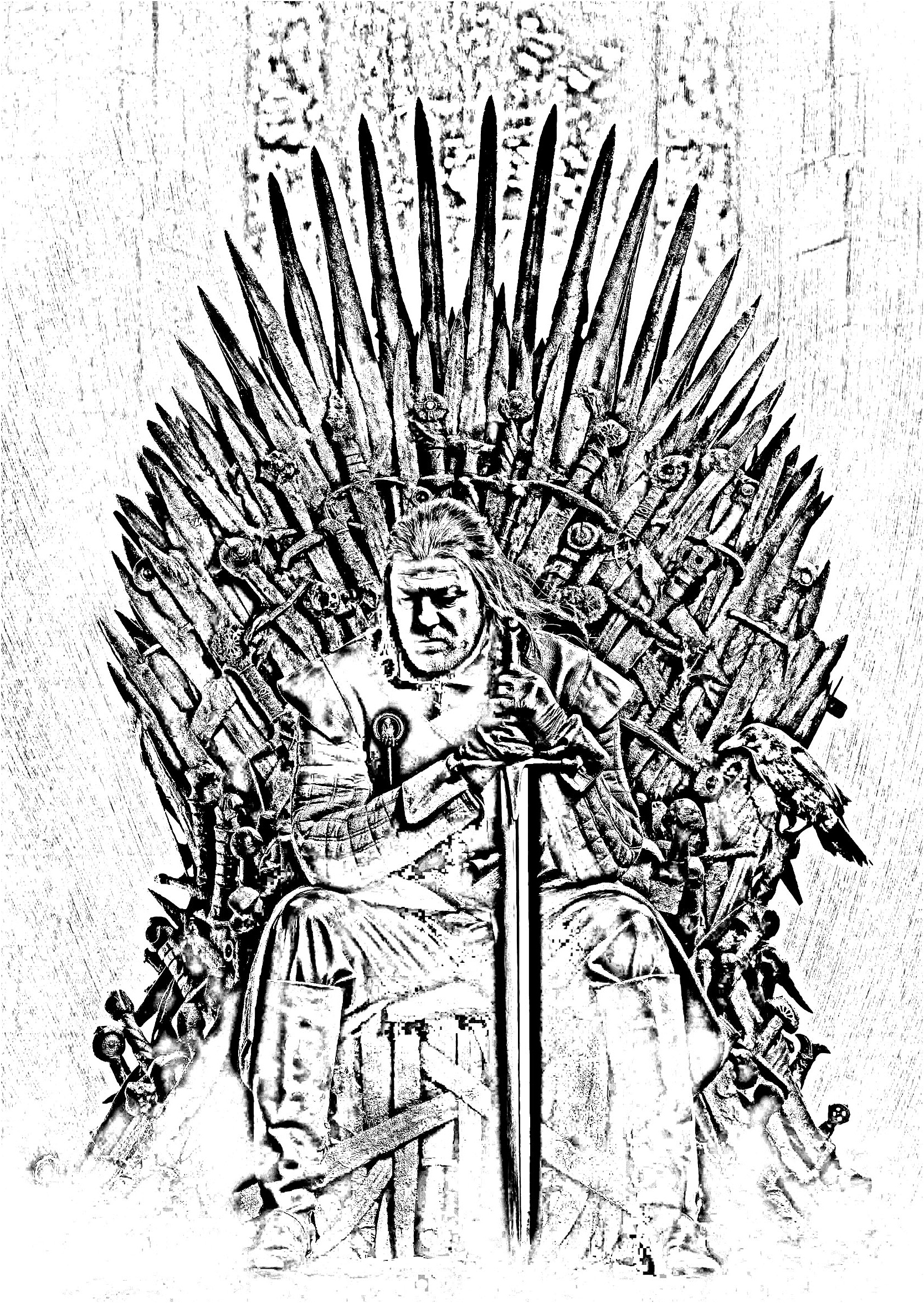 image=series tv 1 coloriage adulte game of throne ned starck trone 1