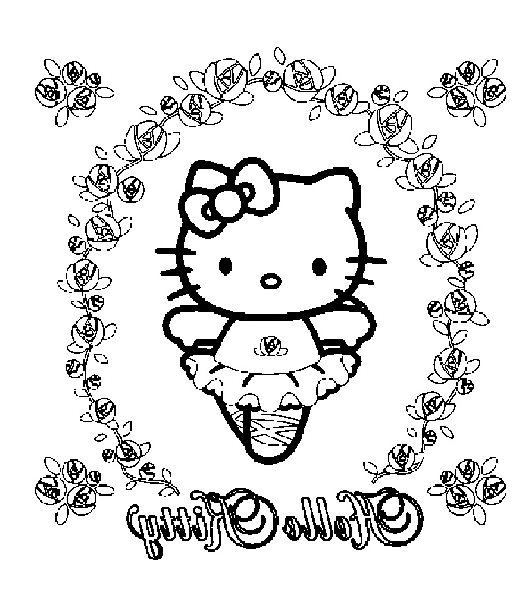 image=hello kitty Coloring for kids hello kitty 2