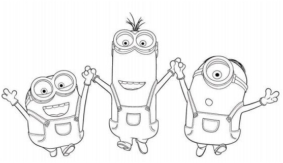 minions bob coloring pages mask sketch templates