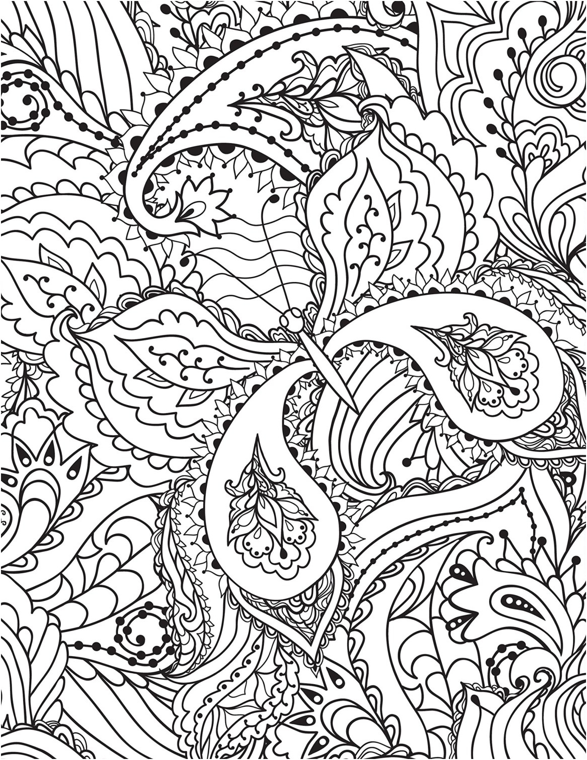 coloriage doodle papillon tres difficile imprimer