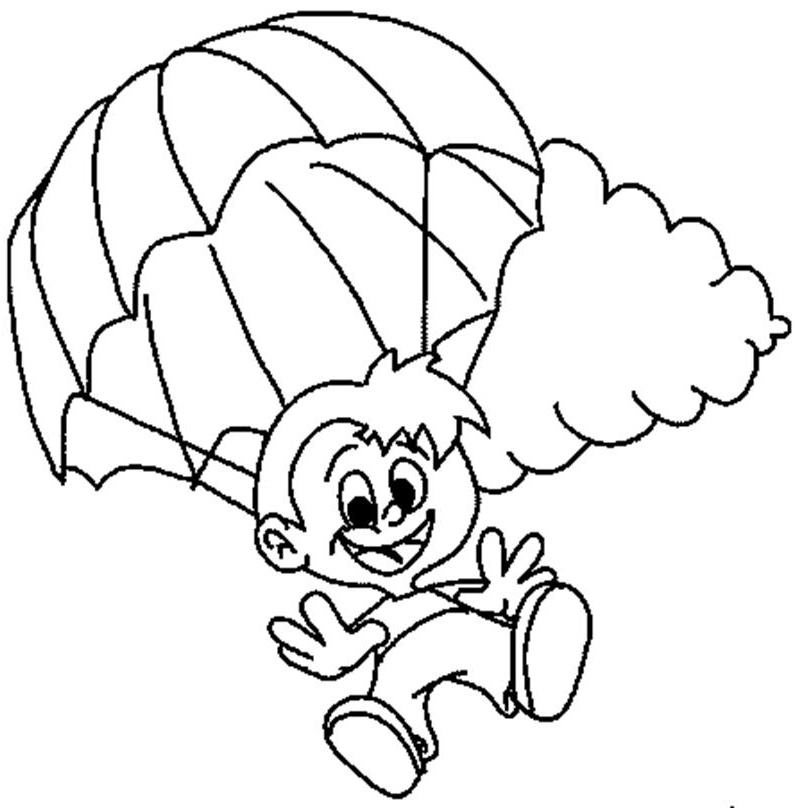 en parachute