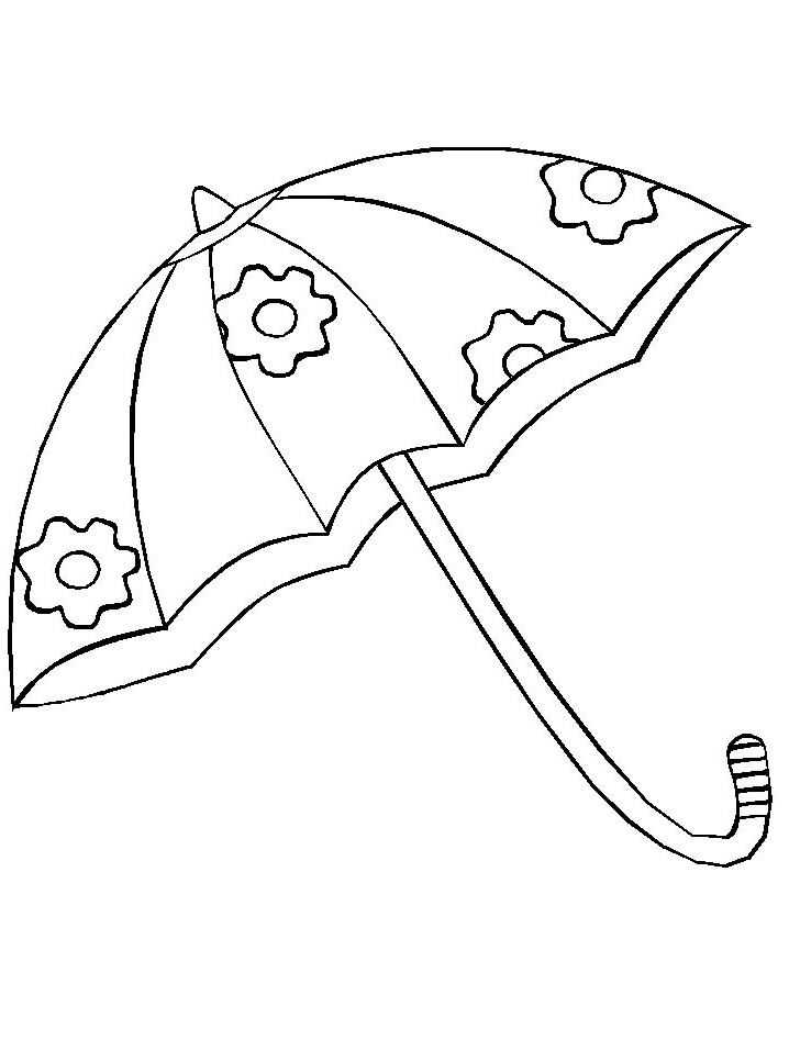 printemps parapluie de fleurs