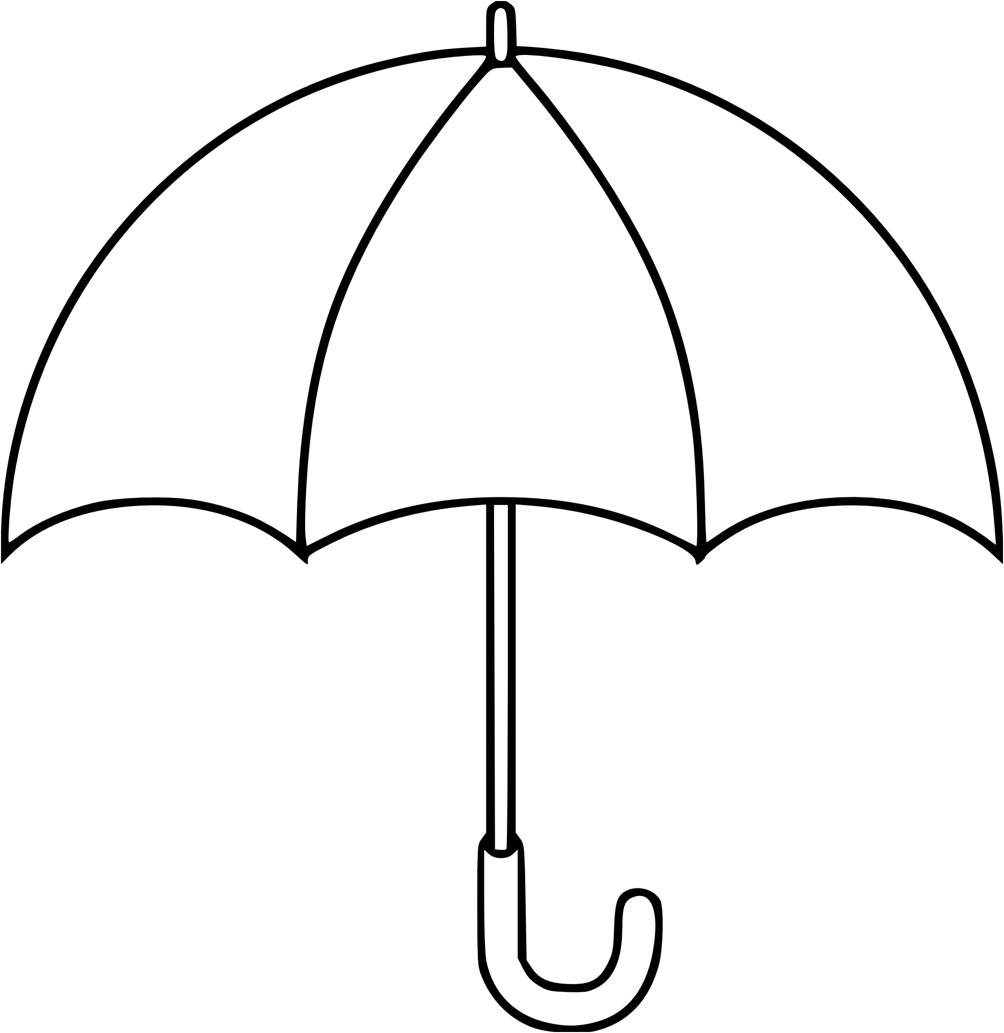 coloriage parapluie