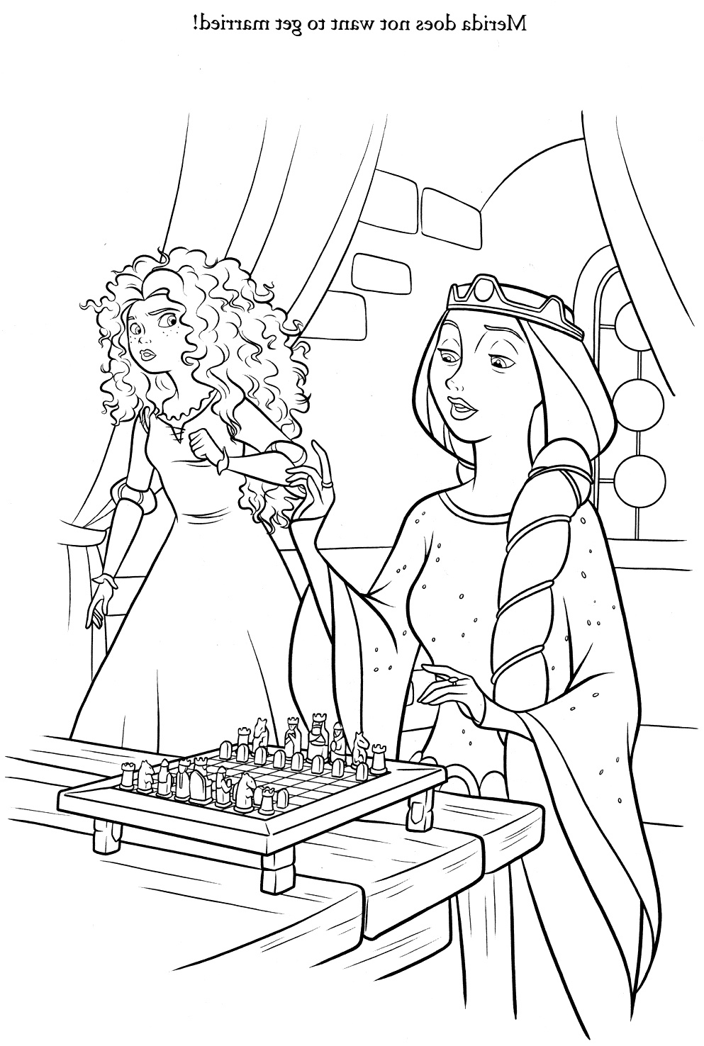 brave coloring pages photo
