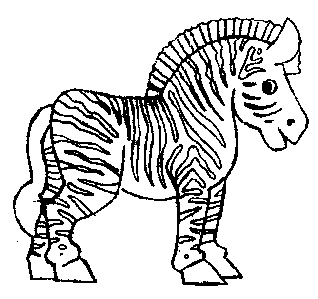 planse de colorat zebra zebre imagini