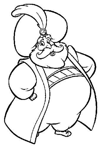 aladin coloring pages