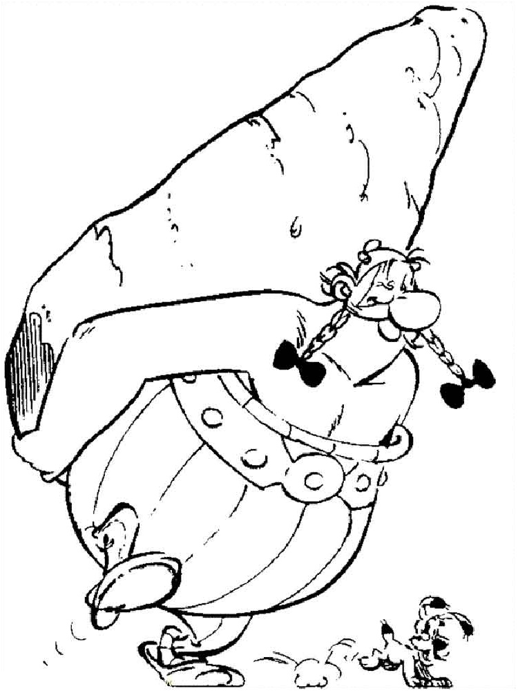 asterix and obelix coloring pages