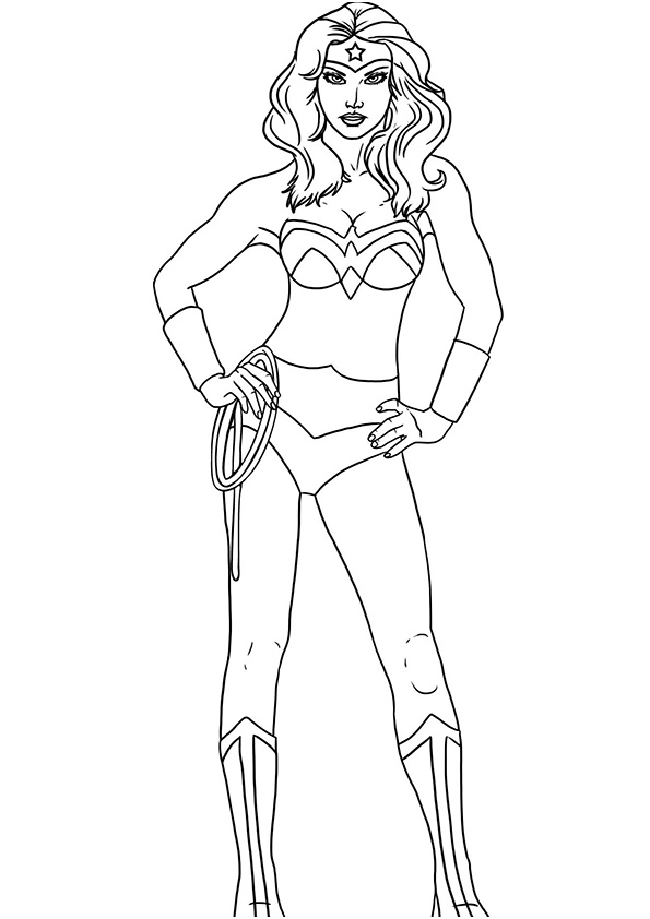 super woman coloring pages