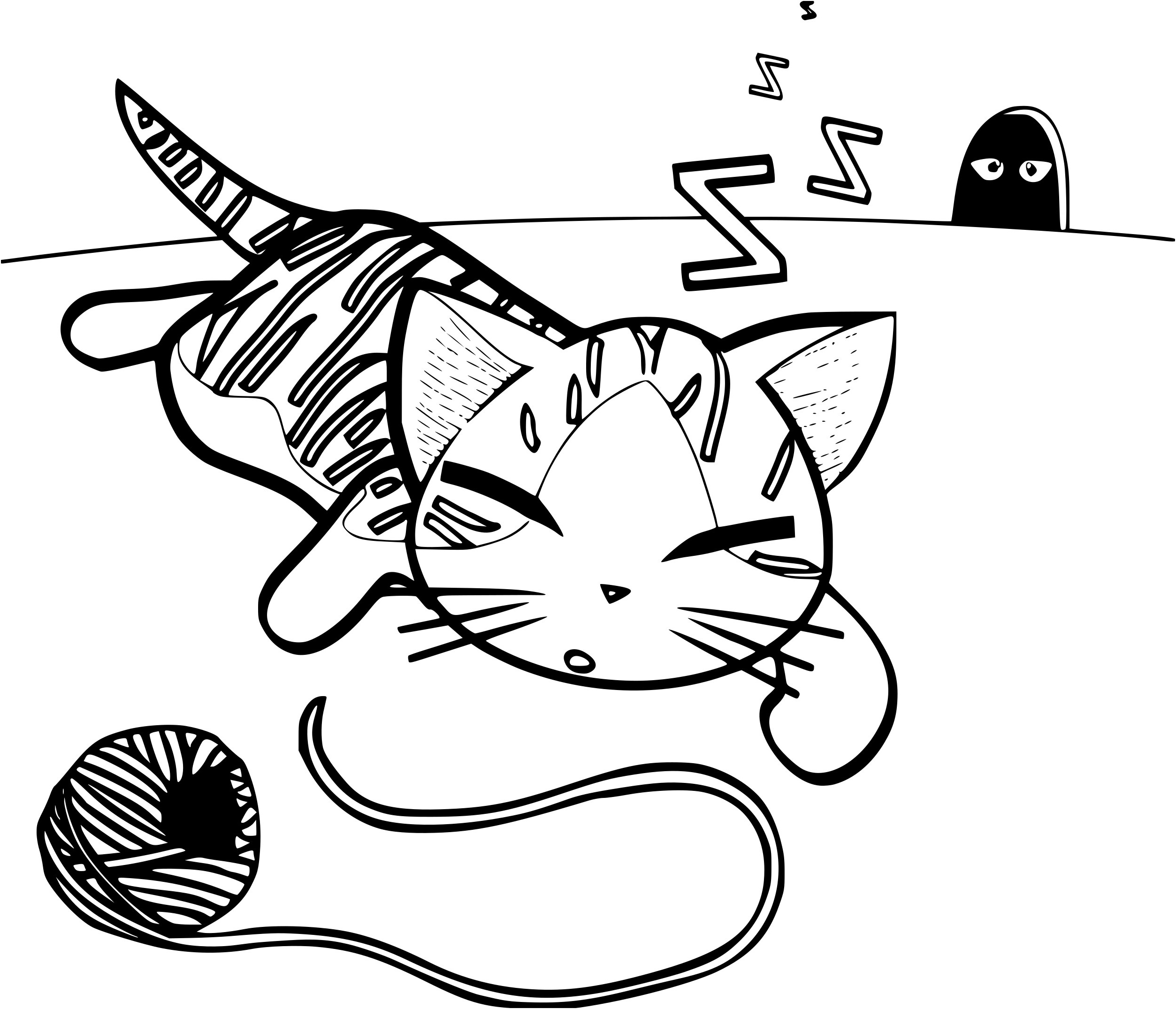 dessin de manga chaton