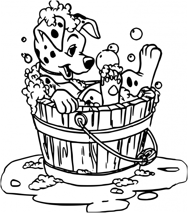 101 dalmatiens le bain