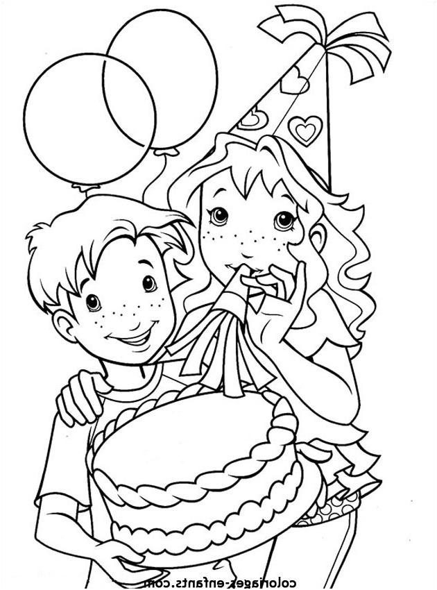 coloriage anniversaire monster high