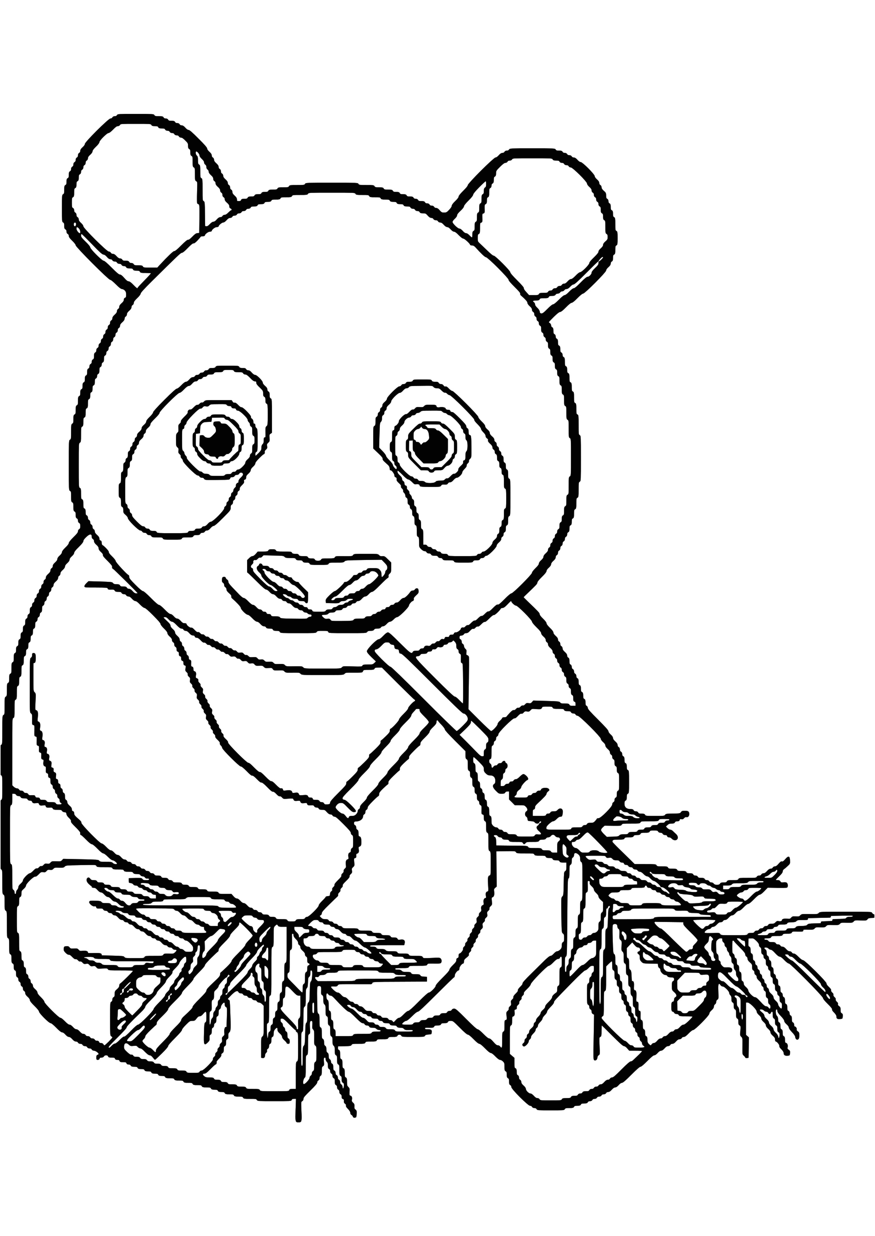 coloriage panda a imprimer gratuit s dessin colorier pandal meublerc 2