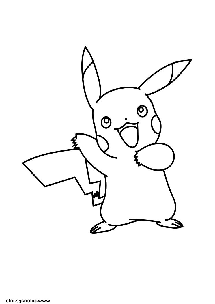pikachu pokemon xy coloriage