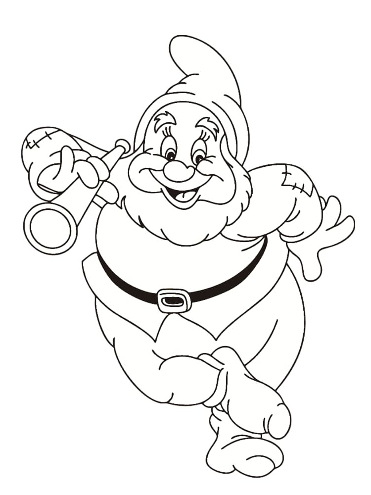 Coloriage A Meilleur De Coloriage Nain Et Gnome Dessins à Imprimer