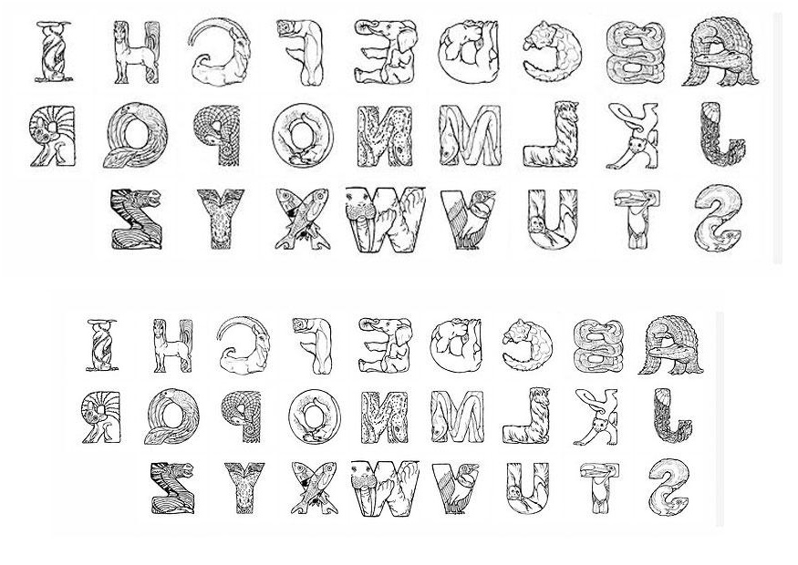 coloriage alphabet i