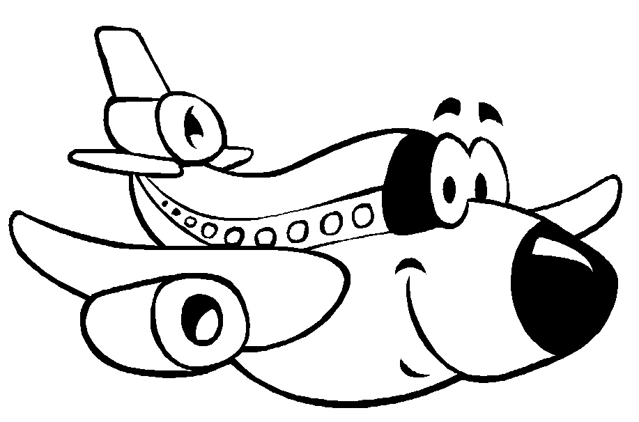 dessin a colorier avion airbus a380