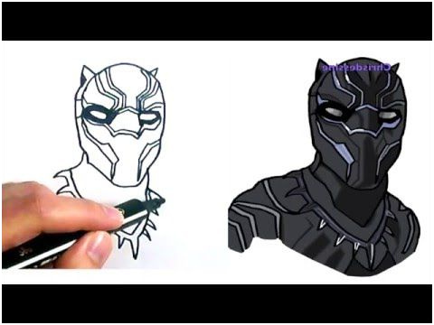 coloriage black panther marvel meilleur de dibujos para colorear pantera negra imprimible gratis
