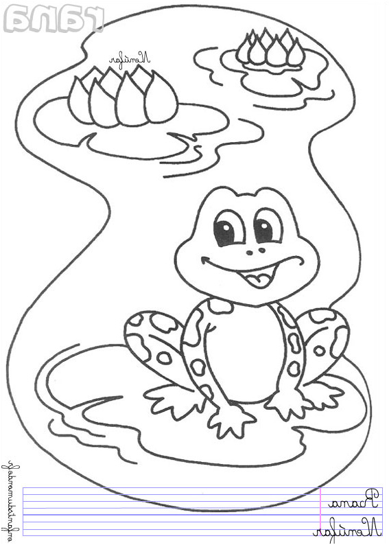 coloriage grenouille a imprimer gratuit
